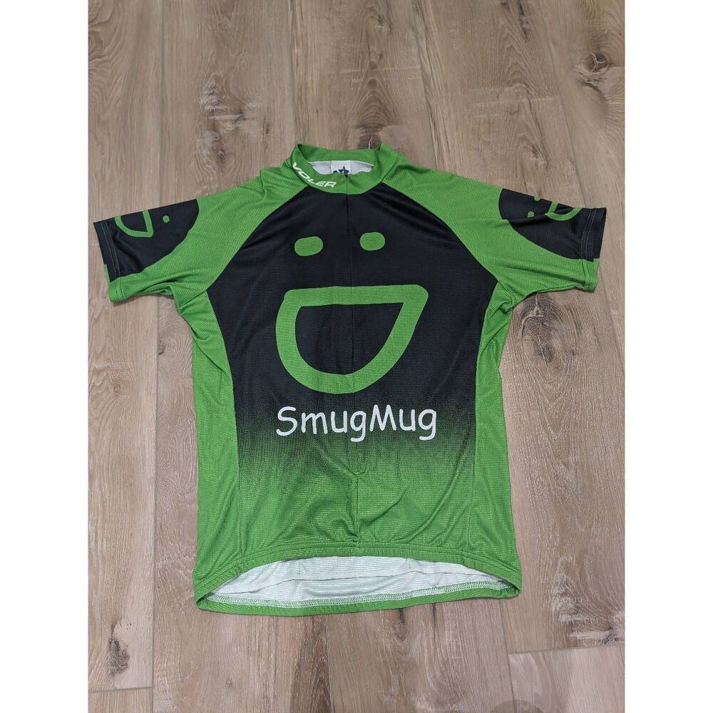 Voler Men’s Cycling Jersey – SmugMug Team Graphic Bike Jersey Large